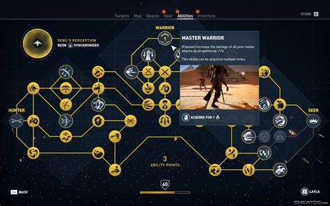 assassin's Creed Origins ability points